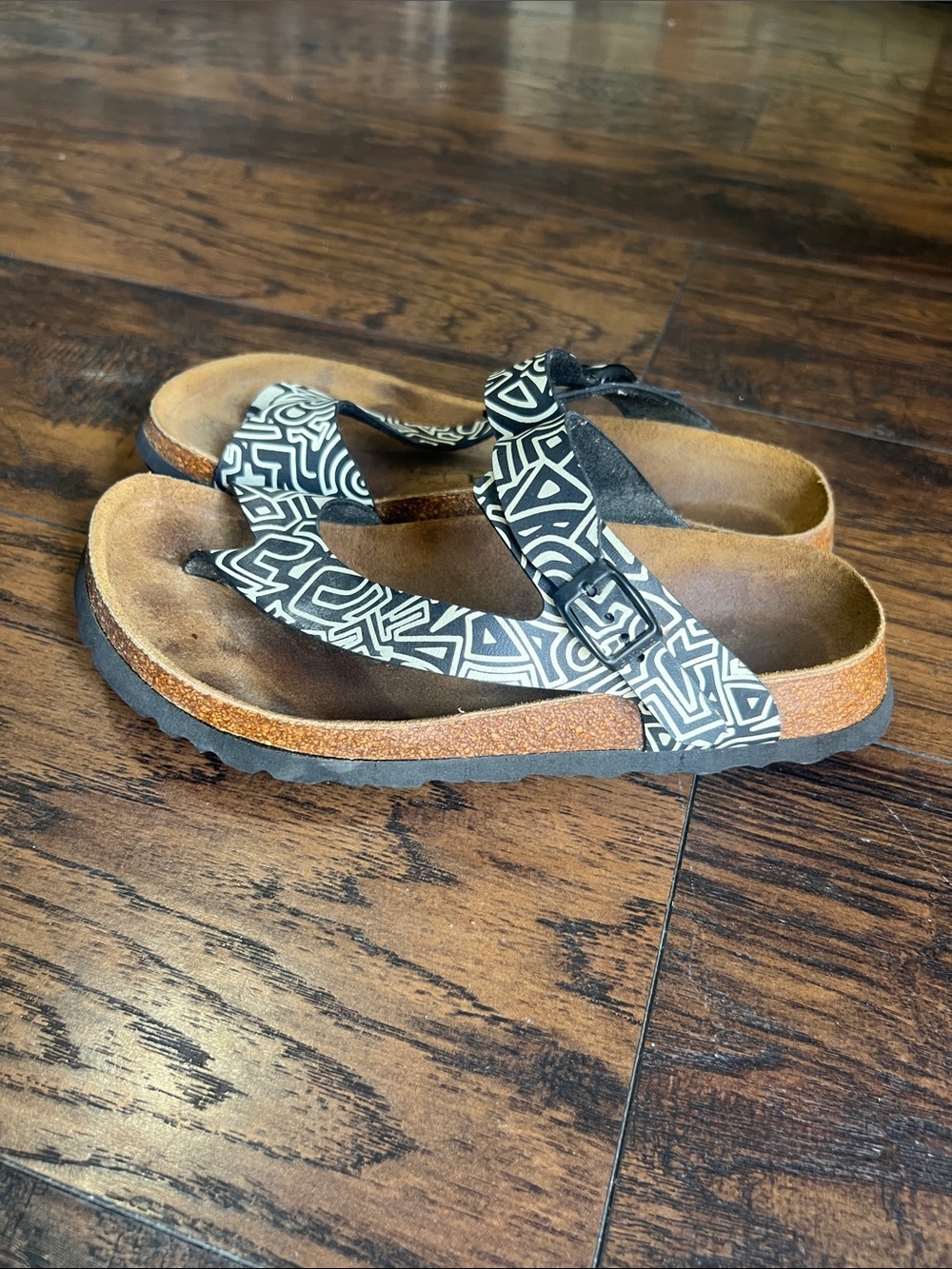 Birkenstock Betula black/white sandles size 37